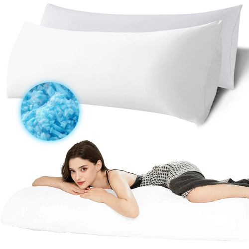 20X54 Inch Memory Foam Body Pillow with Cover
