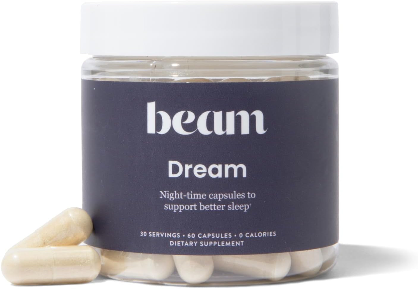 Dream Sleep Capsules – Melatonin Sleep Aid for Adults with Magnesium, L-Theanine, Reishi Mushroom & Apigenin, Sleep Supplement for Deep Sleep, Natural Sleep Aids, Sleep Pills, 30 Servings