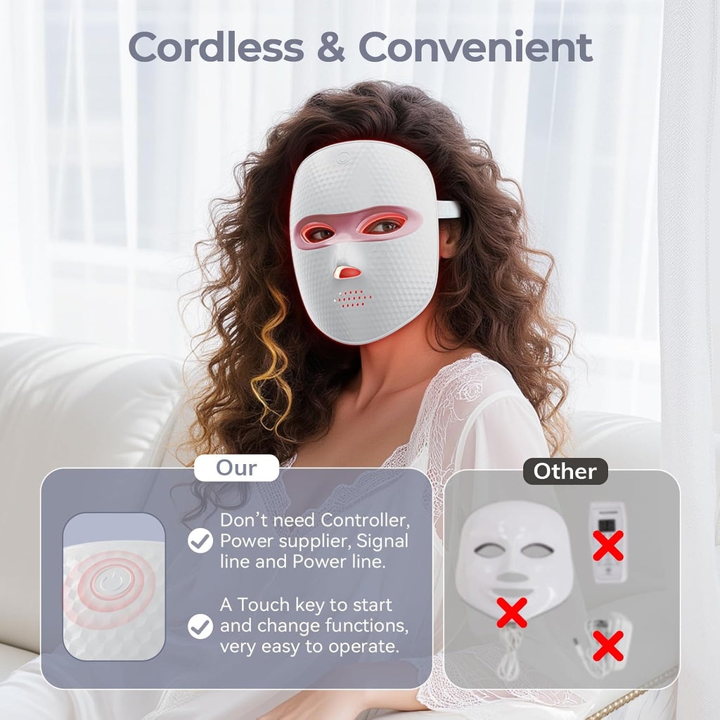 Red Light Therapy Face Mask 