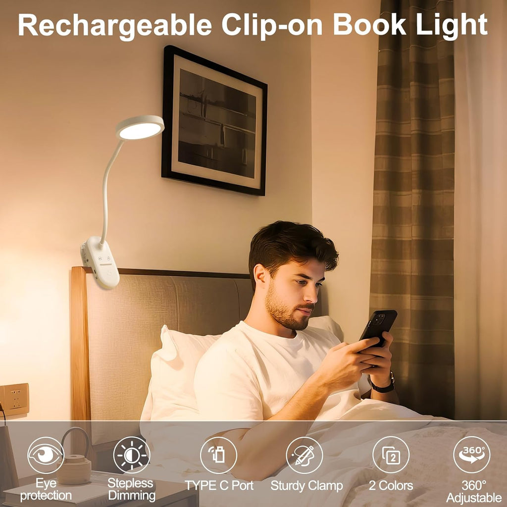 Clip-On Red Light Therapy Lamp 