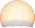 Sunrise Alarm Clock with White Noise Sound Machine for Bedroom | Wake-Up Light, 5 Gentle Alarm Sounds, 20 Soothing Sleep Sounds, Dimmable Display, Phone-Free Bedside Clock