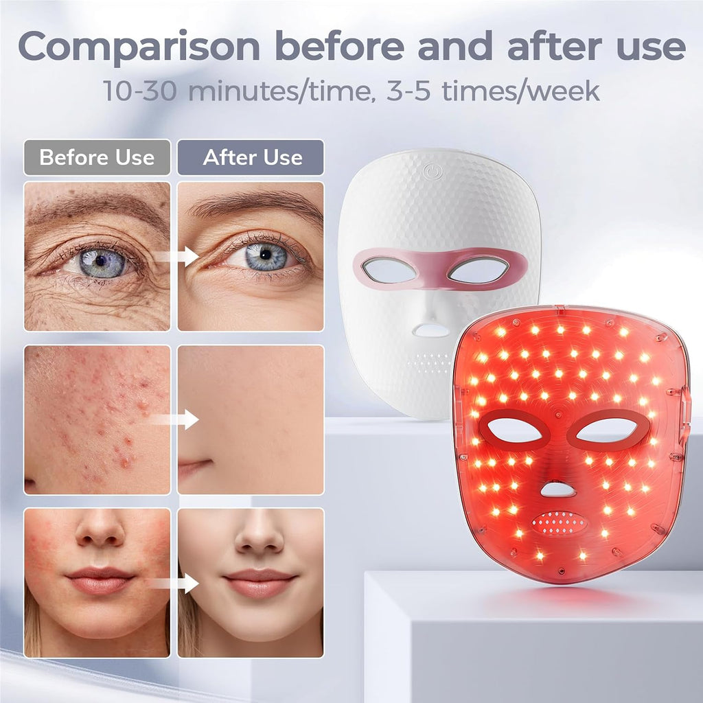 Red Light Therapy Face Mask 