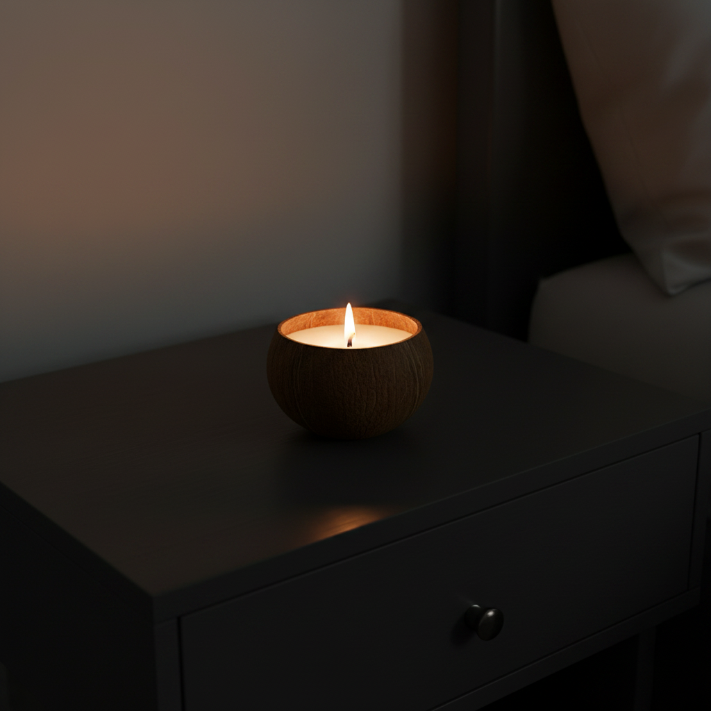 Coconut Shell Aromatherapy Candle