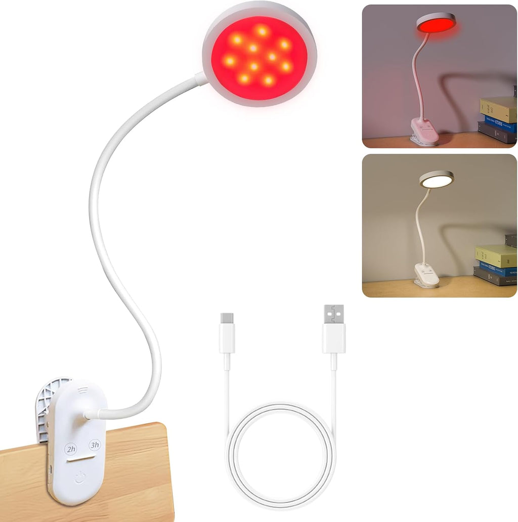 Clip-On Red Light Therapy Lamp 