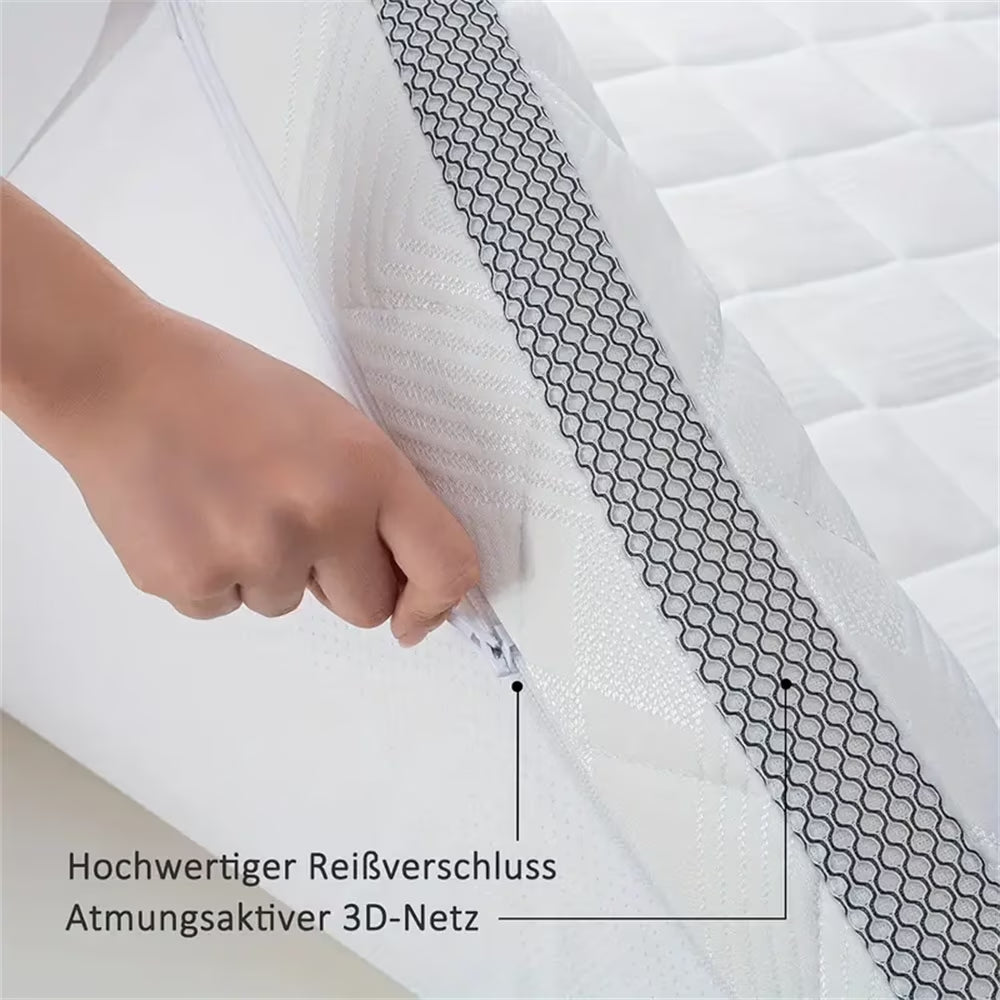 3-Inch Extra Firm Mattress, Pain Relief Foam Mattress for Extra Support, High-Density Foam Mattress Pad with Removable Cover, Odourless, Certipur-Us Certified