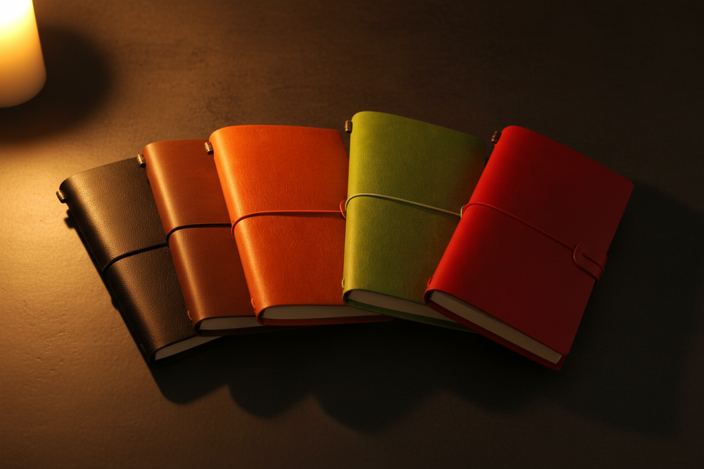 Vintage Leather Sleep Journal All Colors — Circadia Room